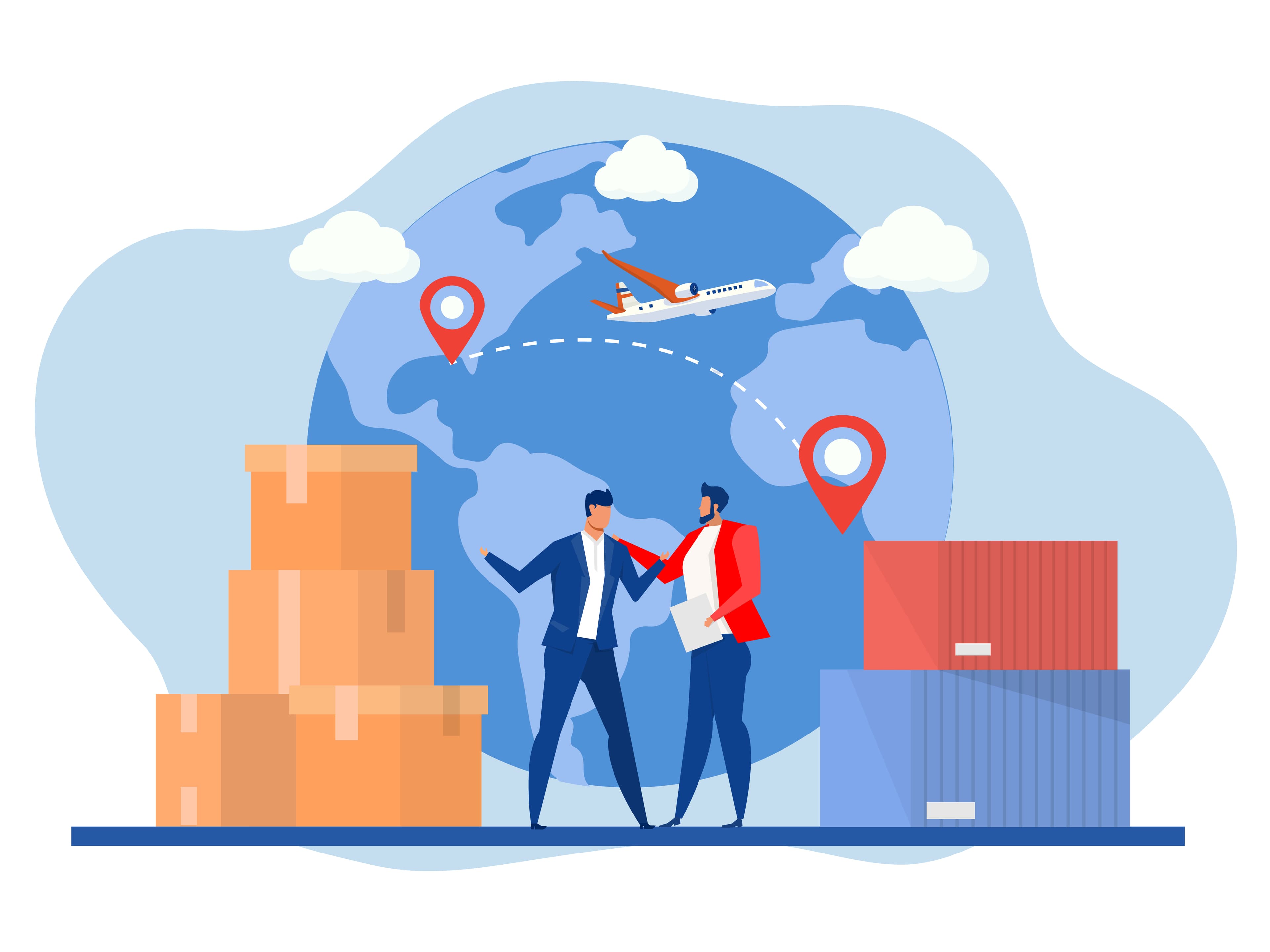 Illustration-of-international-trade-business-negotiation