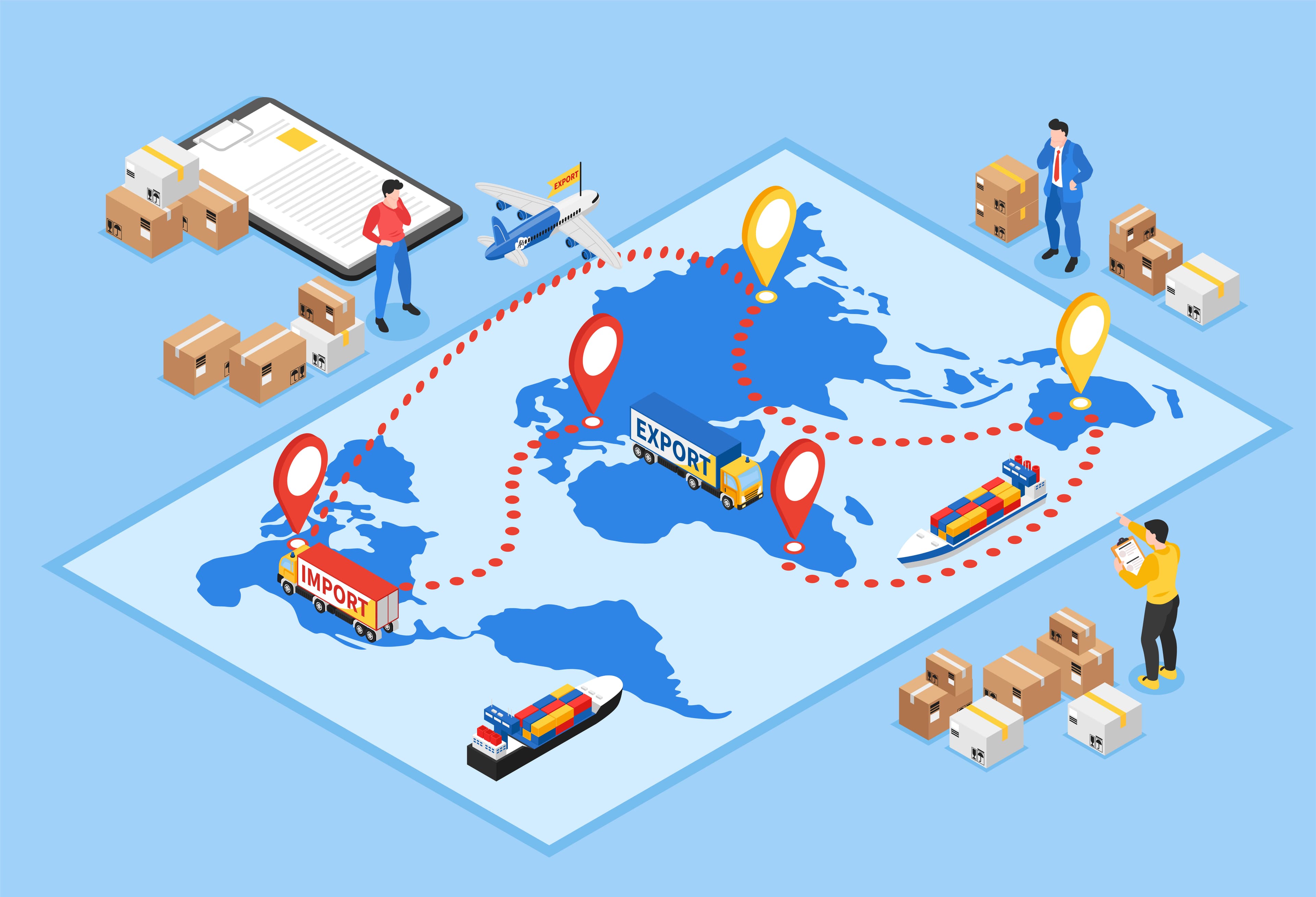 Illustration-of-international-trade-import-export-multi-entity